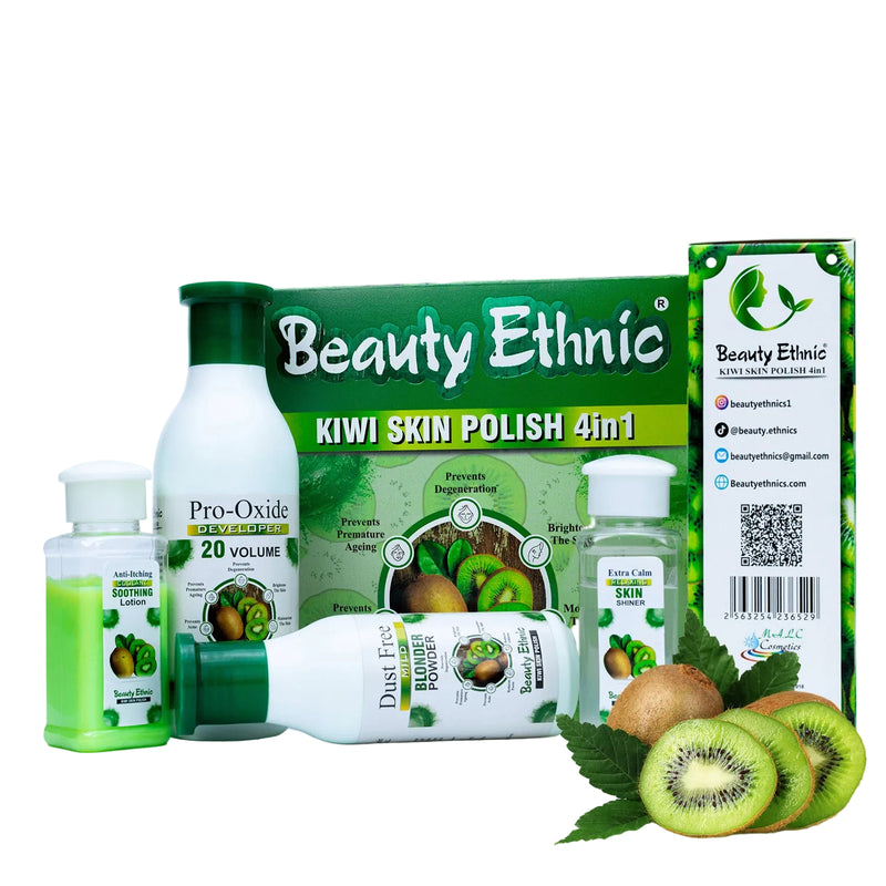 Beauty Ethnic Kiwi Skin Polish Complete Skincare Kit